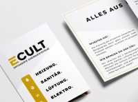 Logodesign der Firma Ecult by Leweb Werbeagentur